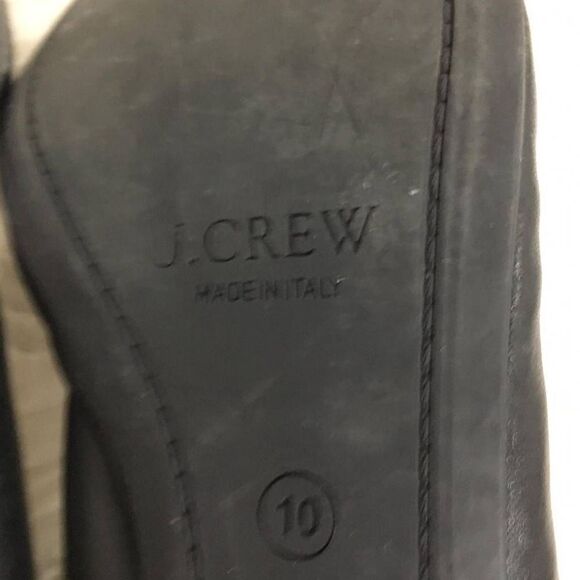 J.Crew Leather Studded Flats Size 10 - Picture 9 of 9